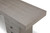 71" Gray Wood and Stainless Steel Computer Desk With Five Drawers - 880024913018