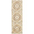8' Beige And Ivory Wool Abstract Hand Tufted Runner Rug - 608219111342