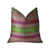 Plutus Avalanche Magenta Green and Blue Handmade Luxury Pillow - 663701008111