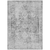 10' X 14' Charcoal Oriental Washable Indoor Outdoor Area Rug - 880016583915