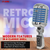 Vintage Microphone Classic Dynamic Professional XLR Studio Retro Style Mic  - 810099498431