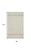 8' X 10' Ivory And Black Wool Geometric Tufted Handmade Stain Resistant Area Rug