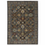 10' X 13' Blue And Beige Oriental Area Rug With Fringe