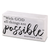 Plaque Cast Stone With God All Things - 667665406372