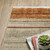 Homeroots Home Decor 8' x 11' Geometric Area Rug, Rust Gold Blue Grey Ivory and Tan, Power Loom Stain Resistant with Fringe