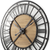 Iron Wood Analog Round Wall Clock - 880024599274