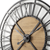 Iron Wood Analog Round Wall Clock - 880024599274