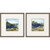 Set Of Two Coastal Sand Set Of 2 Framed Art Brown Picture Frame Print Wall Art - 606114162155