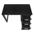 47" Black Computer Desk With Three Drawers - 606114856344