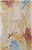 Homeroots Home Decor 8' X 10' Ivory Yellow and Blue Wool Abstract Tufted Handmade Stain Resistant Area Rug