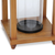 Geometric Metal Wood Tabletop Lantern Candle Holder - 880016691504