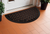 20" X 36" Black Lattice Semi Circle Outdoor Rubber Door Mat - 880016714555