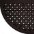 20" X 36" Black Lattice Semi Circle Outdoor Rubber Door Mat - 880016714555