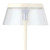 Set of Two 11" White Geometric USB Bedside Lamps With Novelty Shades - 880024724393