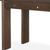 59" Dark Brown Solid Wood Oval Writing Desk - 606114932611