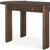 59" Dark Brown Solid Wood Oval Writing Desk - 606114932611