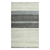 2' X 3' Ivory Gray And Green Wool Striped Hand Woven Area Rug - 880016425567