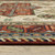 Homeroots Home Decor 10' x 13' Oriental Area Rug, Brick Red Orange Rust Beige Gold Pale Blue Olive Navy And Black, Power Loom Stain Resistant With Fringe