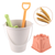 Children Wheat Straw Medium Beach Bucket Dinosaur Model Toy - 716252323322