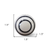 Set of Eight Black And White Ceramic And Metal Drawer Pull Knobs - 608219290108