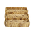 Set of Three Natural Water Hyacinth Rectangular Basket Trays - 880016435191