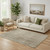 5' X 8' Green And Tan Abstract Area Rug - 880024932361