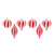 Striped Glass Ornament  - 746427864794