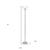 70" Nickel Metal Torchiere Floor Lamp With White Glass Dome Shade - 606114728900