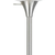 70" Nickel Metal Torchiere Floor Lamp With White Glass Dome Shade - 606114728900