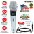 XLR Microphone Dynamic Mic Karaoke Singing Studio Mics Handheld Microfono - 810047165279