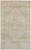 9' X 12' Ivory And Gold Floral Area Rug - 606114686477