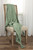 50" X 60" Green Cotton Woven Geometric Throw Blanket with Tassels - 880024948317