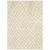 Homeroots Home Decor 10' x 13' Ivory And Grey Geometric Power Loom Stain Resistant Area Rug, Ivory and Grey