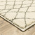 Homeroots Home Decor 10' x 13' Ivory And Grey Geometric Power Loom Stain Resistant Area Rug, Ivory and Grey
