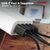 USB to USB C Cable 5PCS 65W Fast Charging w Data Transfer Durable Black Type C Cords - 810199691176