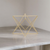 Metal Open Geometric Tabletop Sculpture - 880016823424