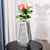 Faux Crystal And Mirrored Glass Table Vase - 880016588422