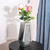 Faux Crystal And Mirrored Glass Table Vase - 880016588422