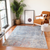 Brick Floral Medallion Runner Rug With Fringe - 880016806816