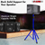 Speaker Stand Tripod Tall Adjustable 72 Inch DJ Pole Mount Studio Monitor Stands  - 810144131627