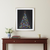 Bejeweled Christmas Tree Champagne Framed Wall Art - 880024635477
