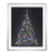 Bejeweled Christmas Tree Champagne Framed Wall Art - 880024635477