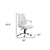 Adjustable Height Swivel Rolling Office Chair - 880016699975