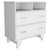 32" White Wood Two Drawer Dresser