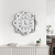 MirroGlass Silent Analog Geometric Wall Clock - 880016799347