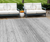 9' X 12' Gray And Silver Striped Washable Indoor Outdoor Area Rug - 608219042448