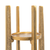 16" Gold Distressed Aluminum Geometric Tabletop Pillar Candle Holder - 608219035983