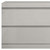 20" Light Gray Wood Two Drawer Nightstand - 880024680033