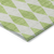 8' X 10' Lime Green And Ivory Geometric Washable Indoor Outdoor Area Rug