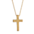 Necklace Box Cross Gold-Plated 18L - 603799690072